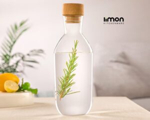 بطری آب درب چوبی 1.1 لیتر فروشگاه هومچی