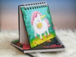 دفترچه مربعی بی خط - طرح نقاشی فروشگاه هومچی