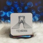 زیر لیوانی چوبی - طرح استان ها - فروشگاه هومچی