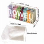 دستمال جادویی فشرده سفری مدل Towel بسته 14 عددی فروشگاه هومچی