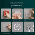 میخ چسبی دیوار وارداتی 4 عددی - فروشگاه هومچی