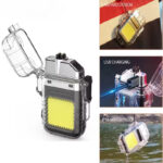 فندک پلاسمایی چراغ دار مدل COB Light - فروشگاه هومچی